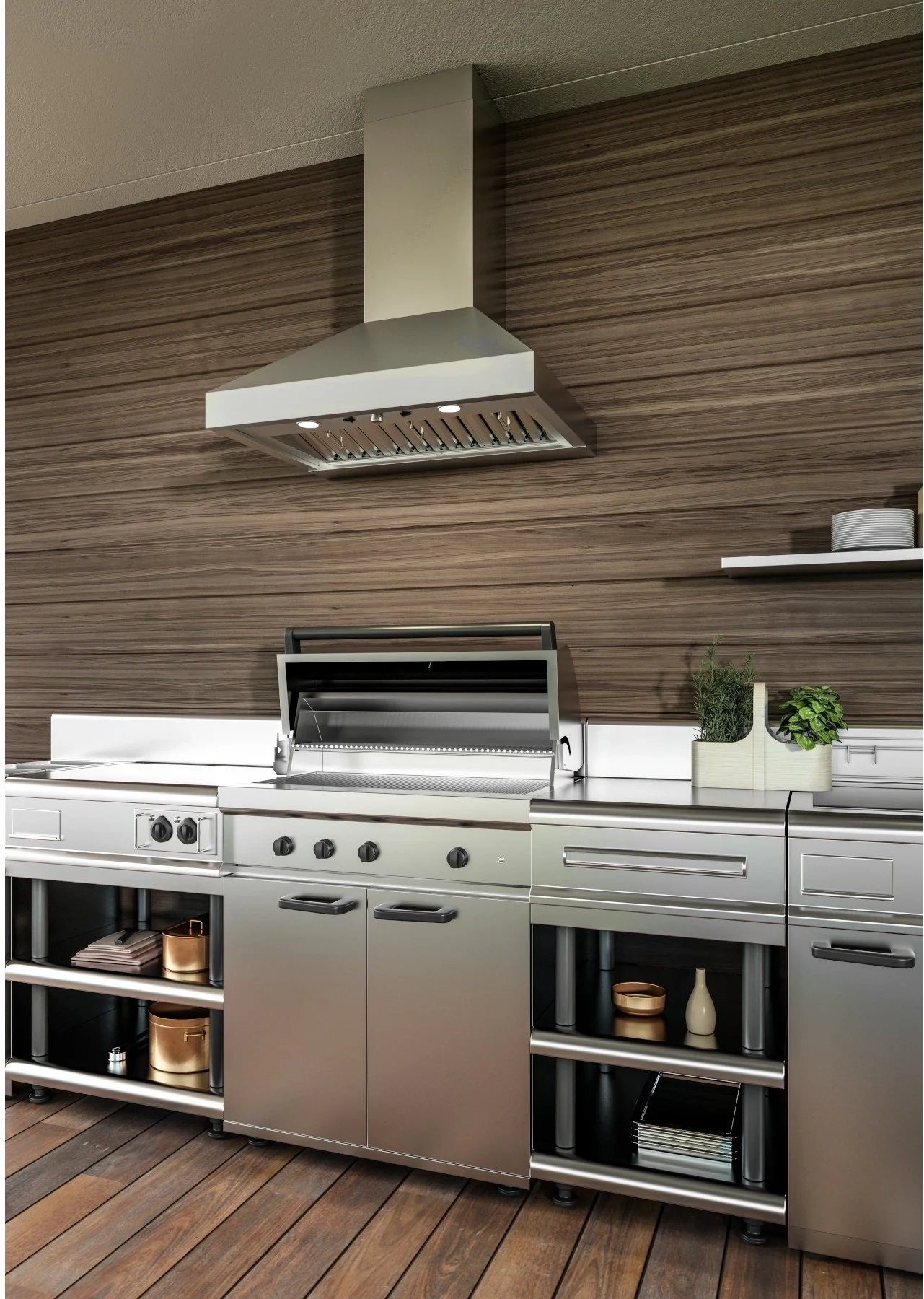 Best WTD9M42SB Outdoor Chimney Hood - Thumbnail 2