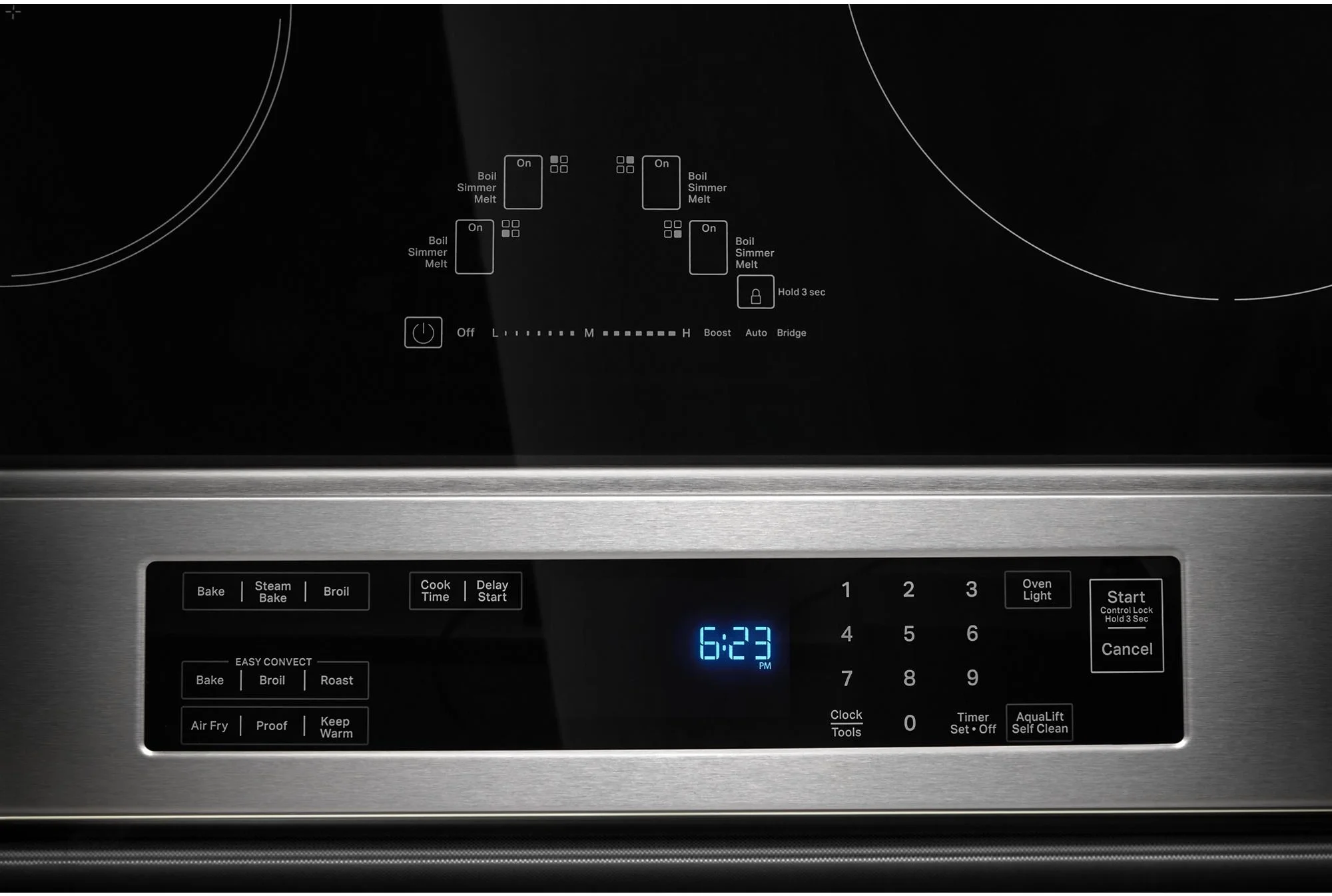 KitchenAid KSIS730PSS 30 Inch Slide-In Induction Range With 4 Elements ...