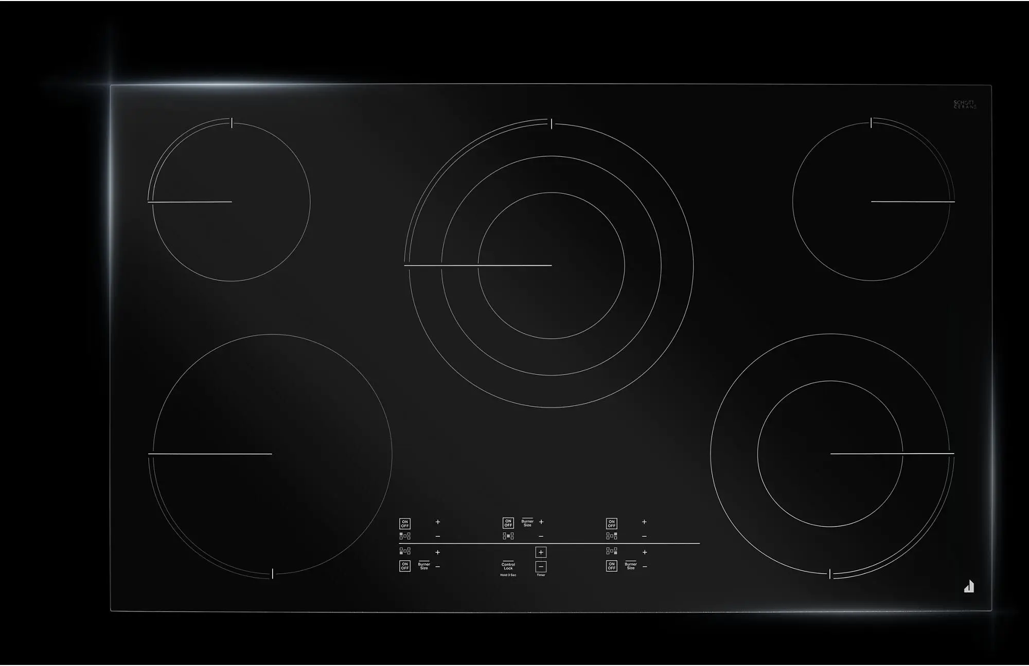 Jenn Air JEC4536KB Black Trim