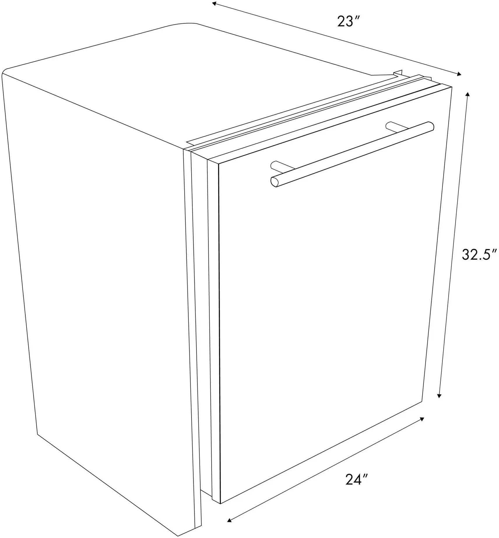 Zline DW771324 Panel Ready