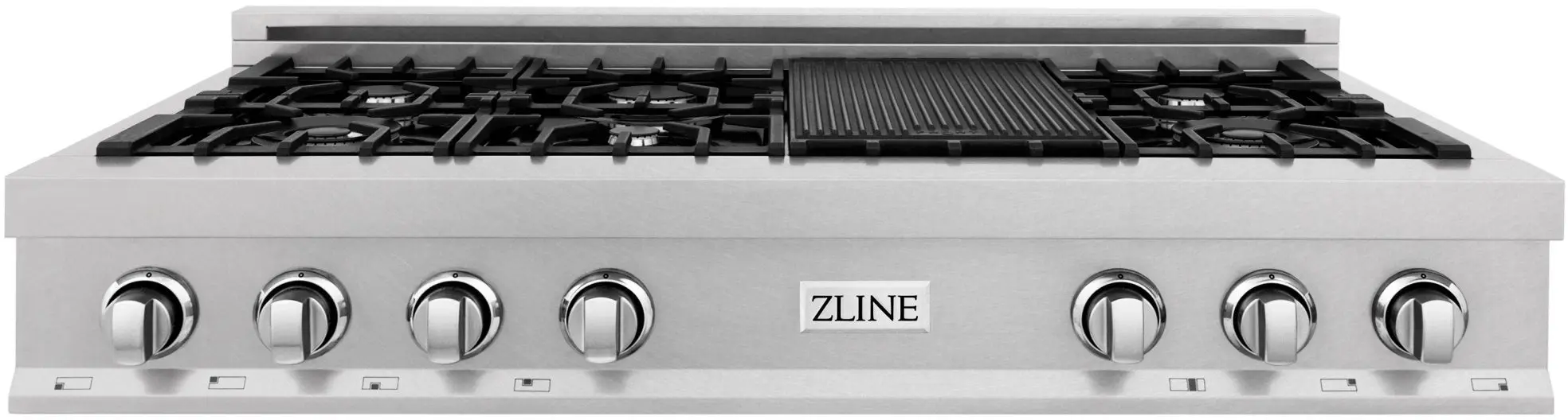 Zline RTSBR48 48 Inch Durasnow Stainless Steel, Brass Burners