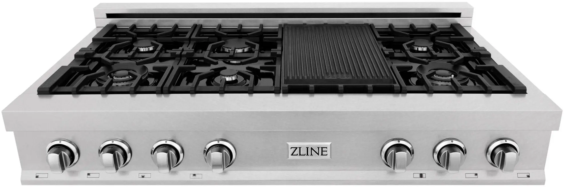Zline RTSBR48 48 Inch Durasnow Stainless Steel, Brass Burners
