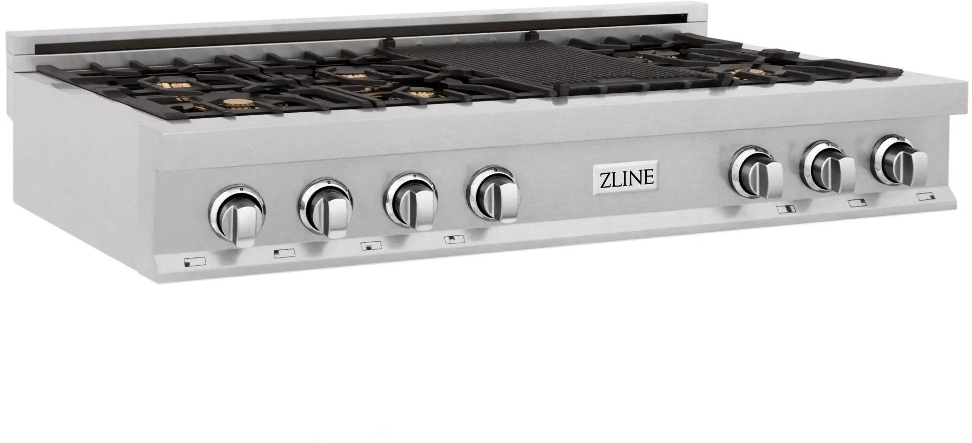 Zline RTSBR48 48 Inch Durasnow Stainless Steel, Brass Burners