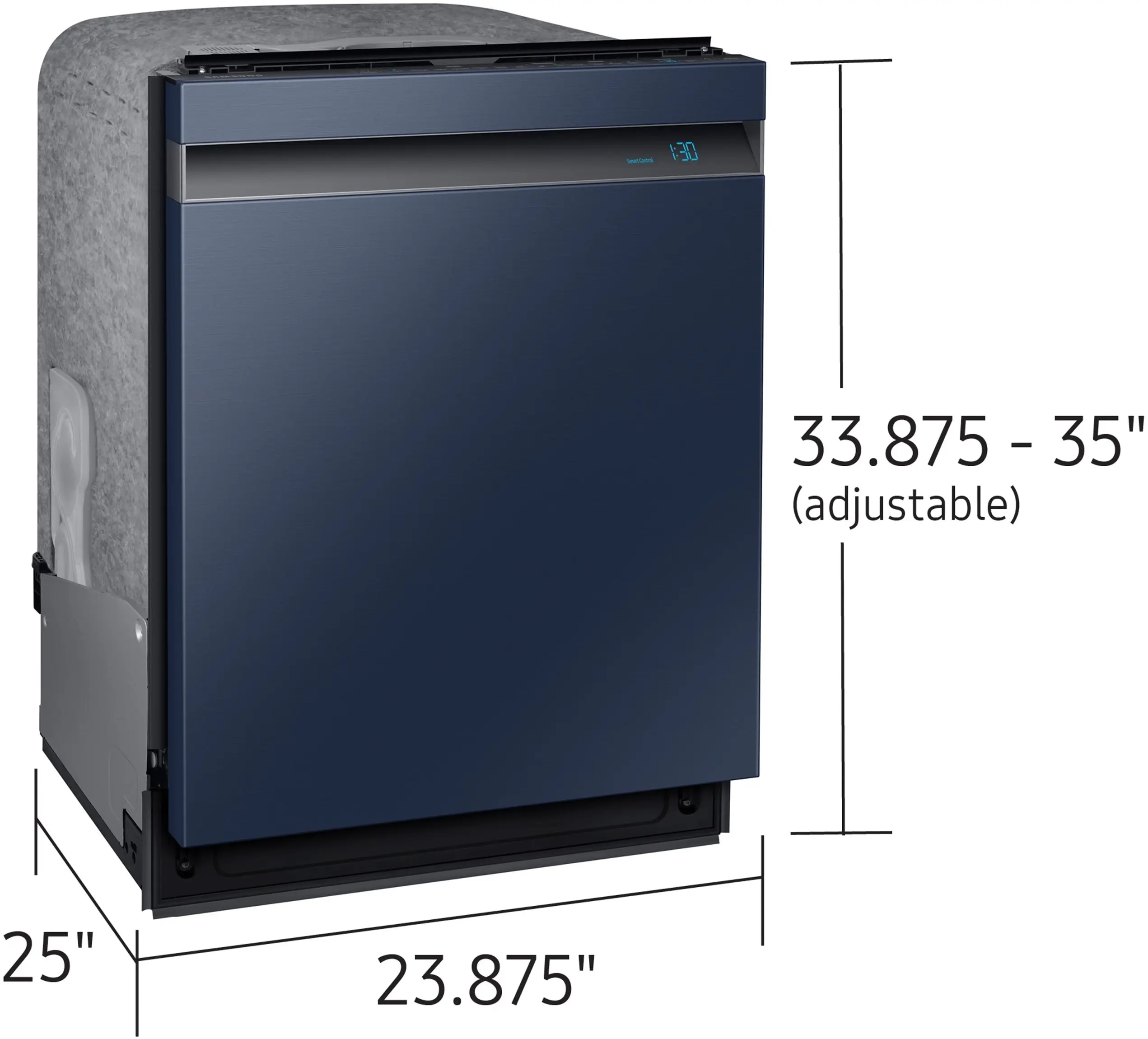 Samsung DW80R9950QN Fingerprint Resistant Navy Steel