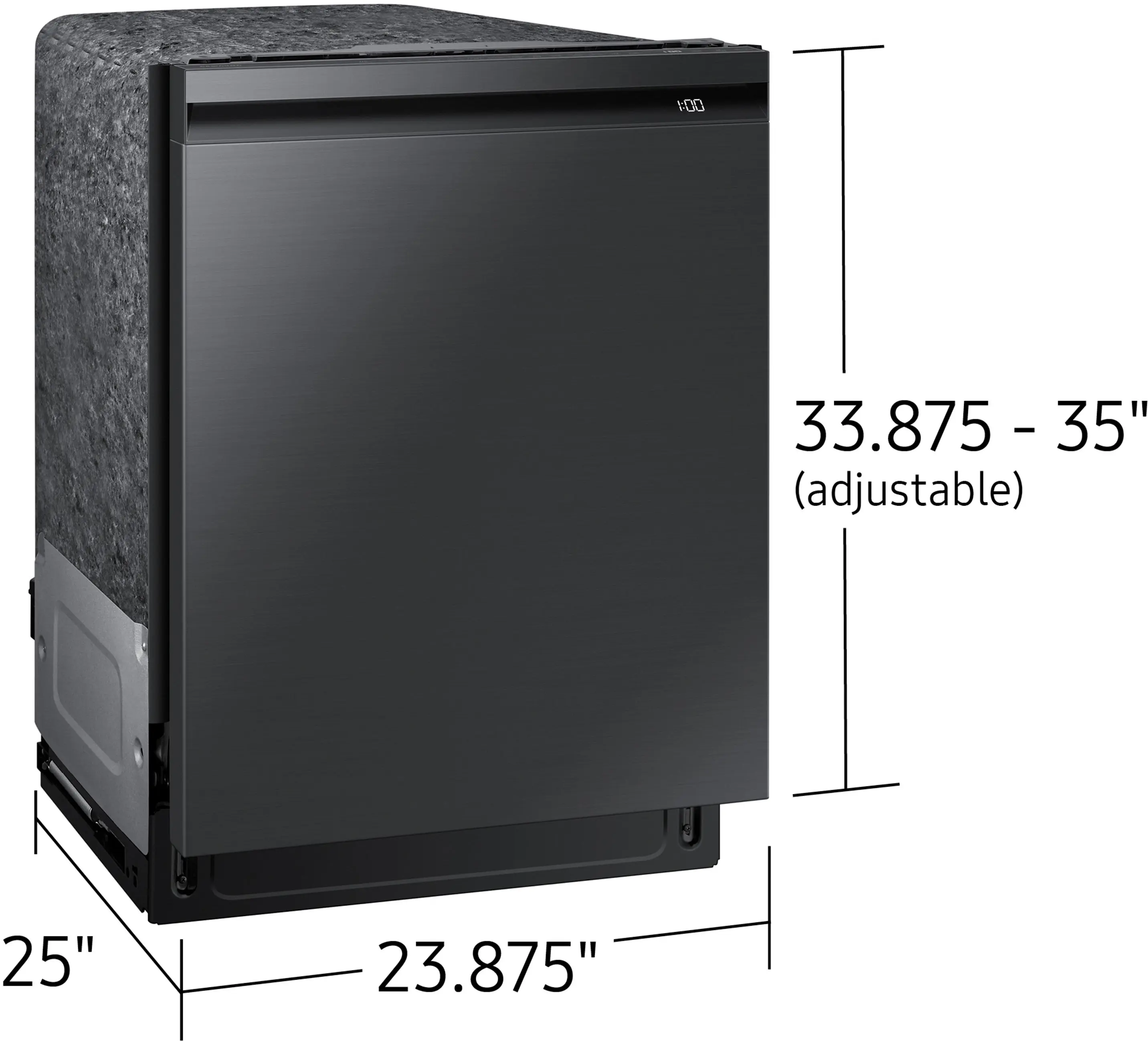 Samsung DW80B6060UG Fingerprint Resistant Black Stainless, Pocket Hand...