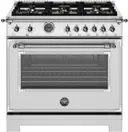 36 Inch Heritage Series range - Gas oven - 6 brass burners 