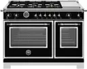 48 Inch Freestanding Dual Fuel Range with 6 Sealed Burners, Double Oven, 7 cu. ft. Total Oven Capacity, Self-Cleaning, and Electric Griddle