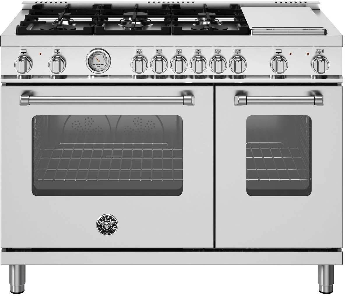 Bertazzoni MAS486BTFEPXT Master Series 48 Inch Range Dual Fuel