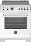 30 Inch Freestanding Induction Range with 4 Elements, 4.6 cu. ft. Oven Capacity, Self-Cleaning, Convection Oven, and 1" Stainless Steel Backguard