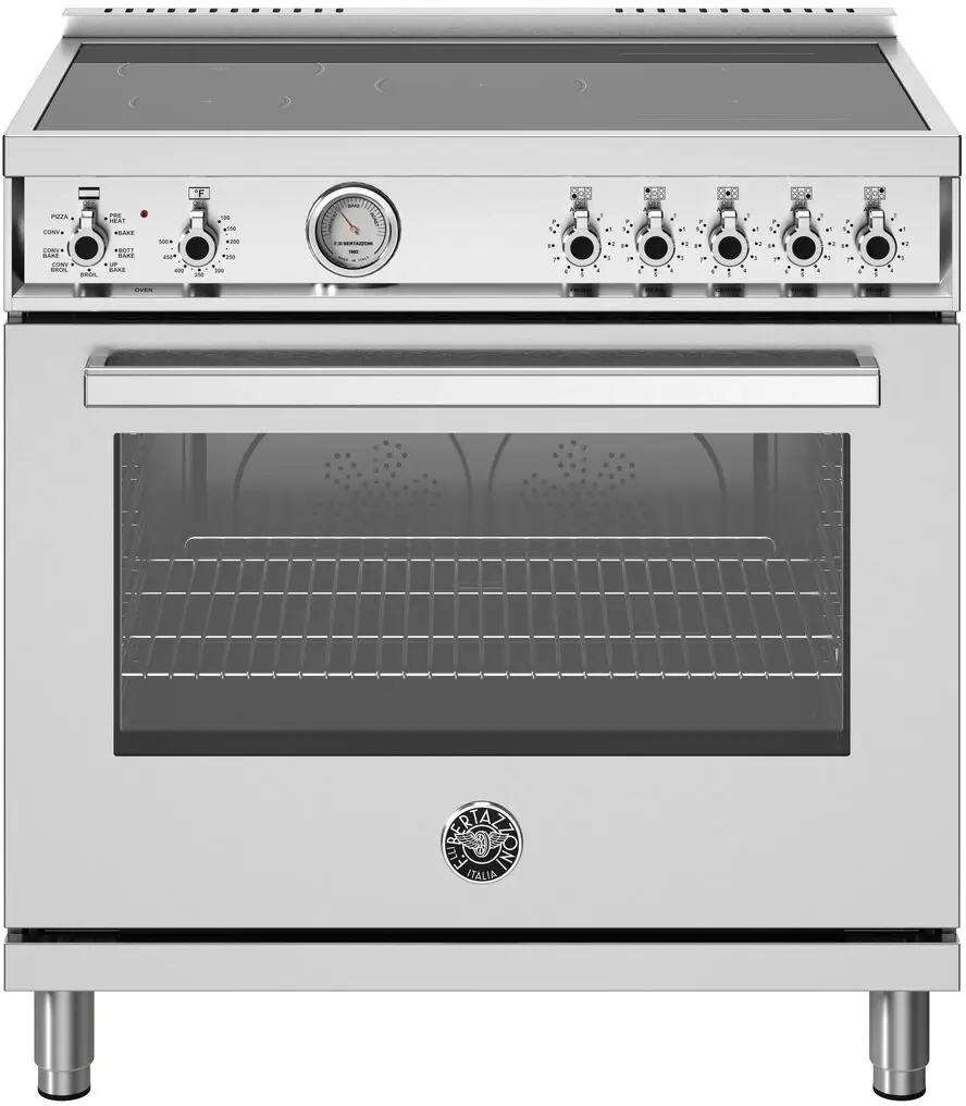 Bertazzoni PRO365INMXV Professional Series 36 Inch Induction Range