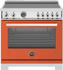 36 Inch Freestanding Induction Range with 5 Elements, 5.7 cu. ft. Oven Capacity, Self-Cleaning, Convection Oven, and 1" Stainless Steel Backguard
