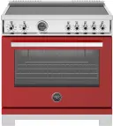 36 Inch Freestanding Induction Range with 5 Elements, 5.7 cu. ft. Oven Capacity, Self-Cleaning, Convection Oven, and 1" Stainless Steel Backguard