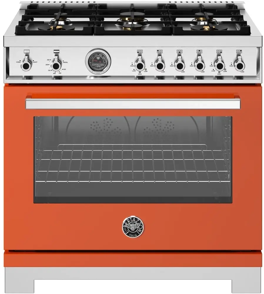 Bertazzoni PRO366BCFGMROT Professional Series 36 Inch Range All