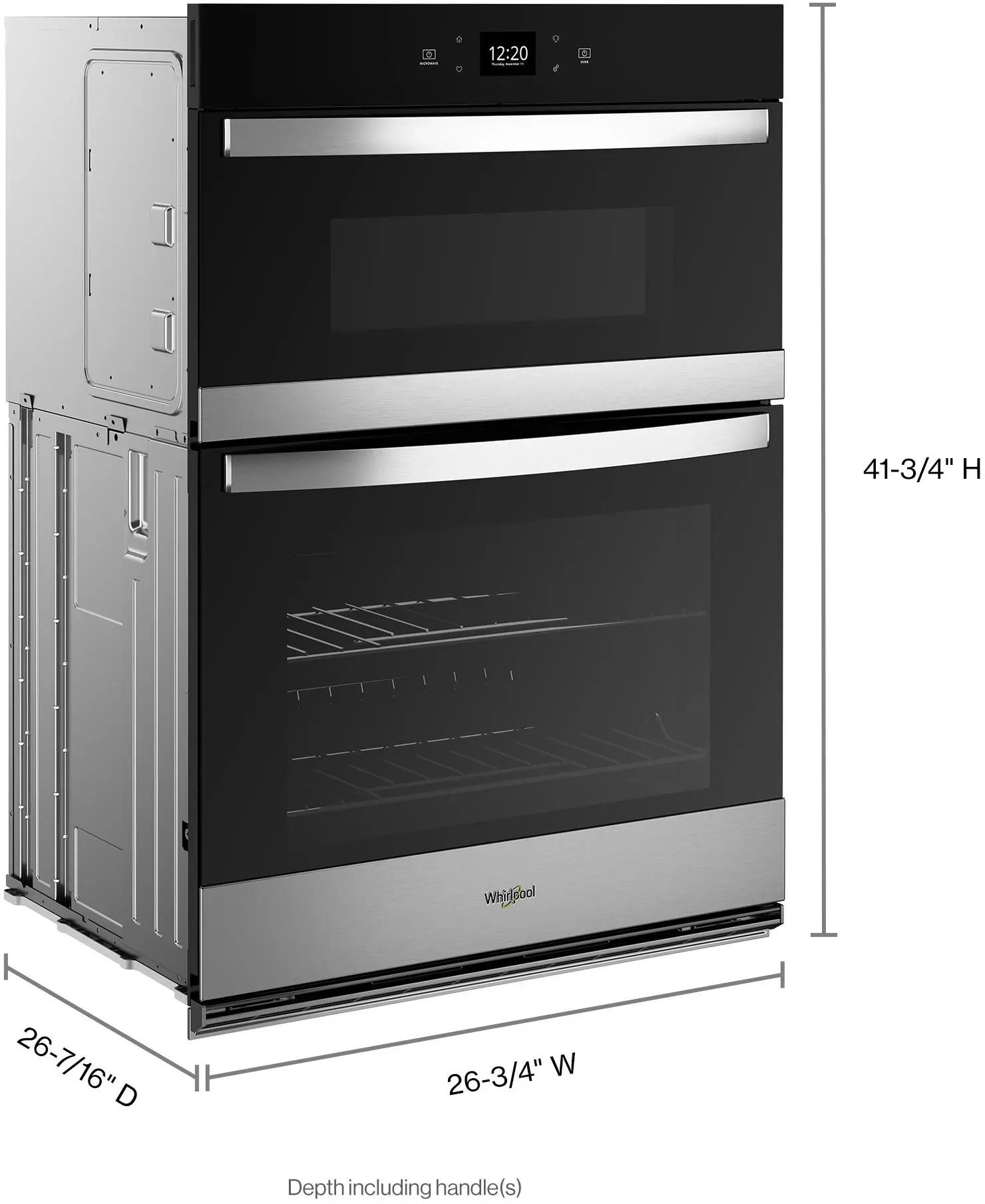 Whirlpool WOEC5027LZ 27 Inch Combination Smart Wall Oven