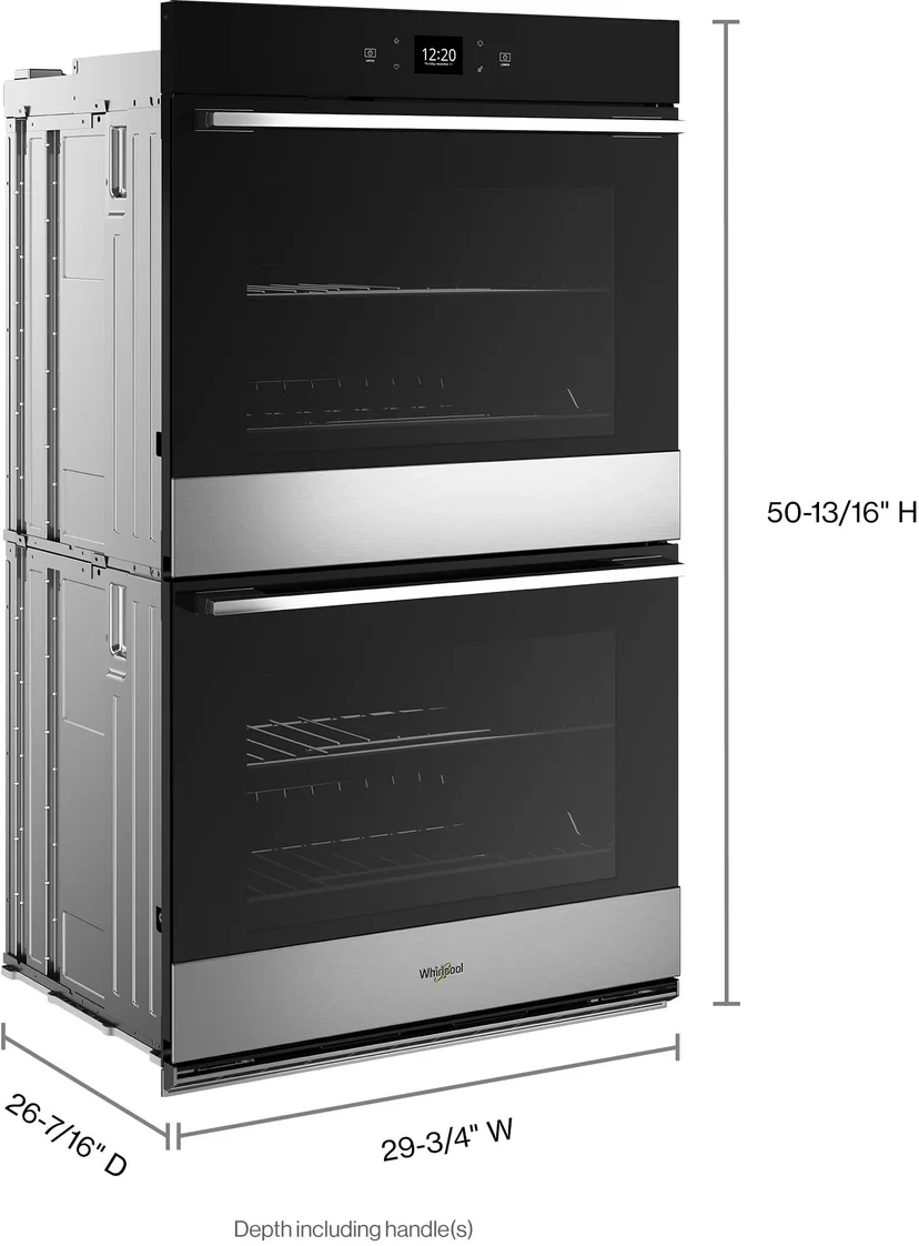 Whirlpool WOED5930LZ 30 Inch Double Thermal Self Clean Oven: Fingerprin...