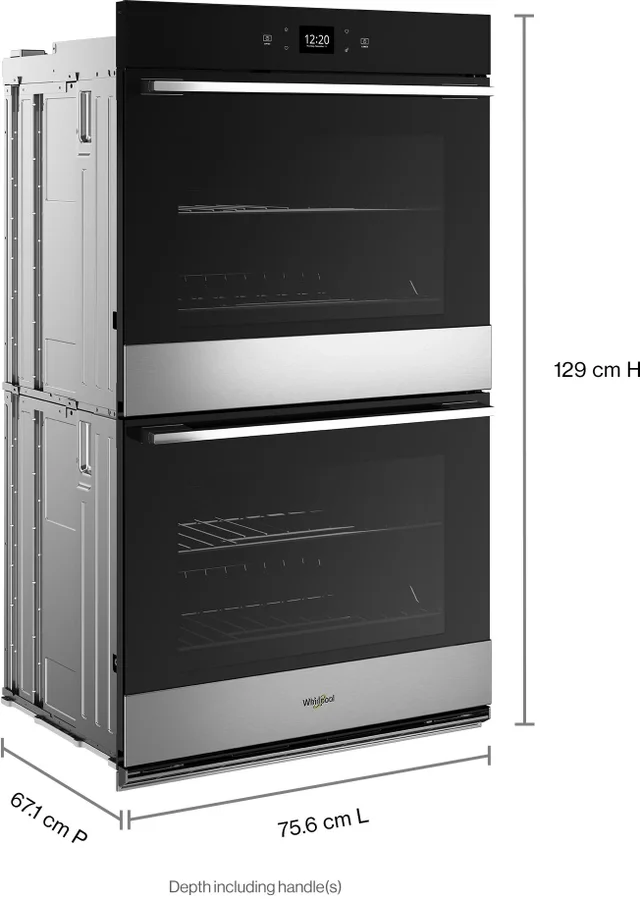 Whirlpool WOED5930LZ 30 Inch Double Thermal Self Clean Oven: Fingerprin...