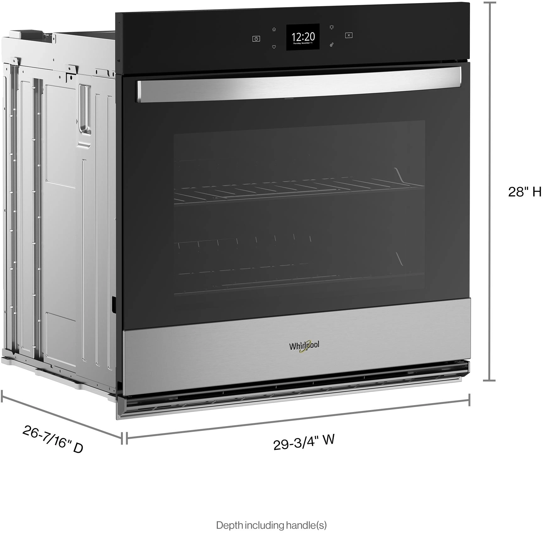 Whirlpool WOES5030LZ Fingerprint-Resistant Stainless Steel