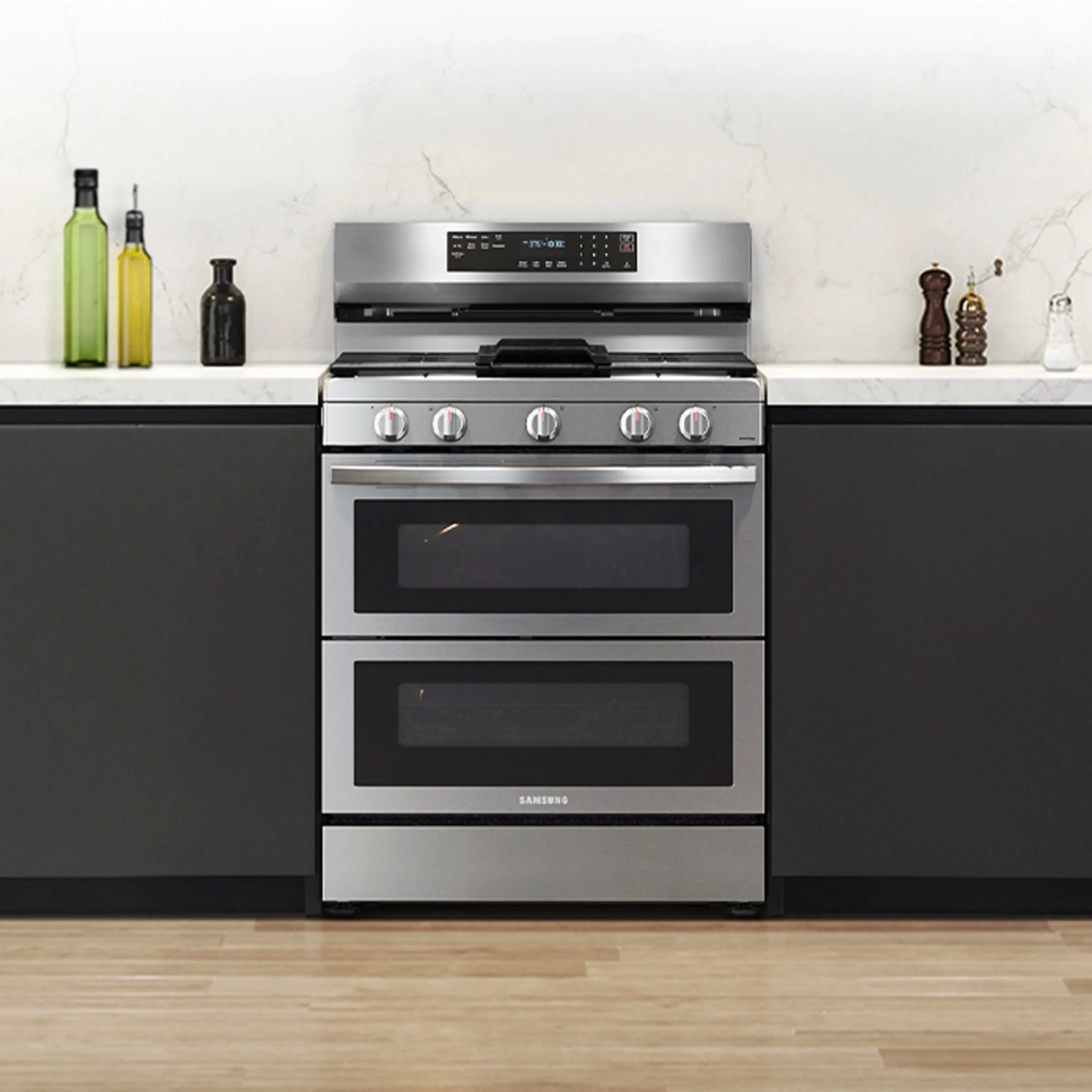 Samsung NX60A6751SS 6.0 cu. ft. Smart Freestanding Gas Range
