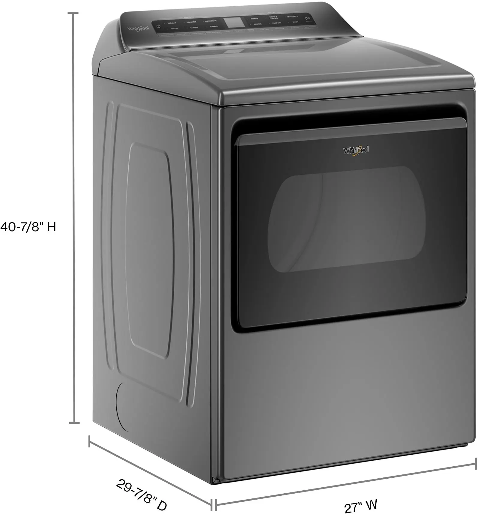 Whirlpool WED6120HC Chrome Shadow