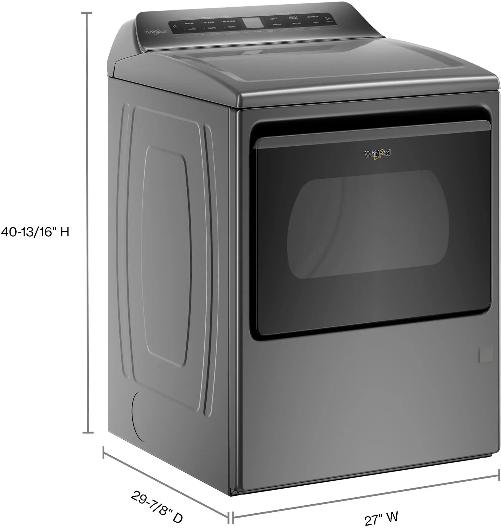 Whirlpool WGD5100HC Chrome Shadow