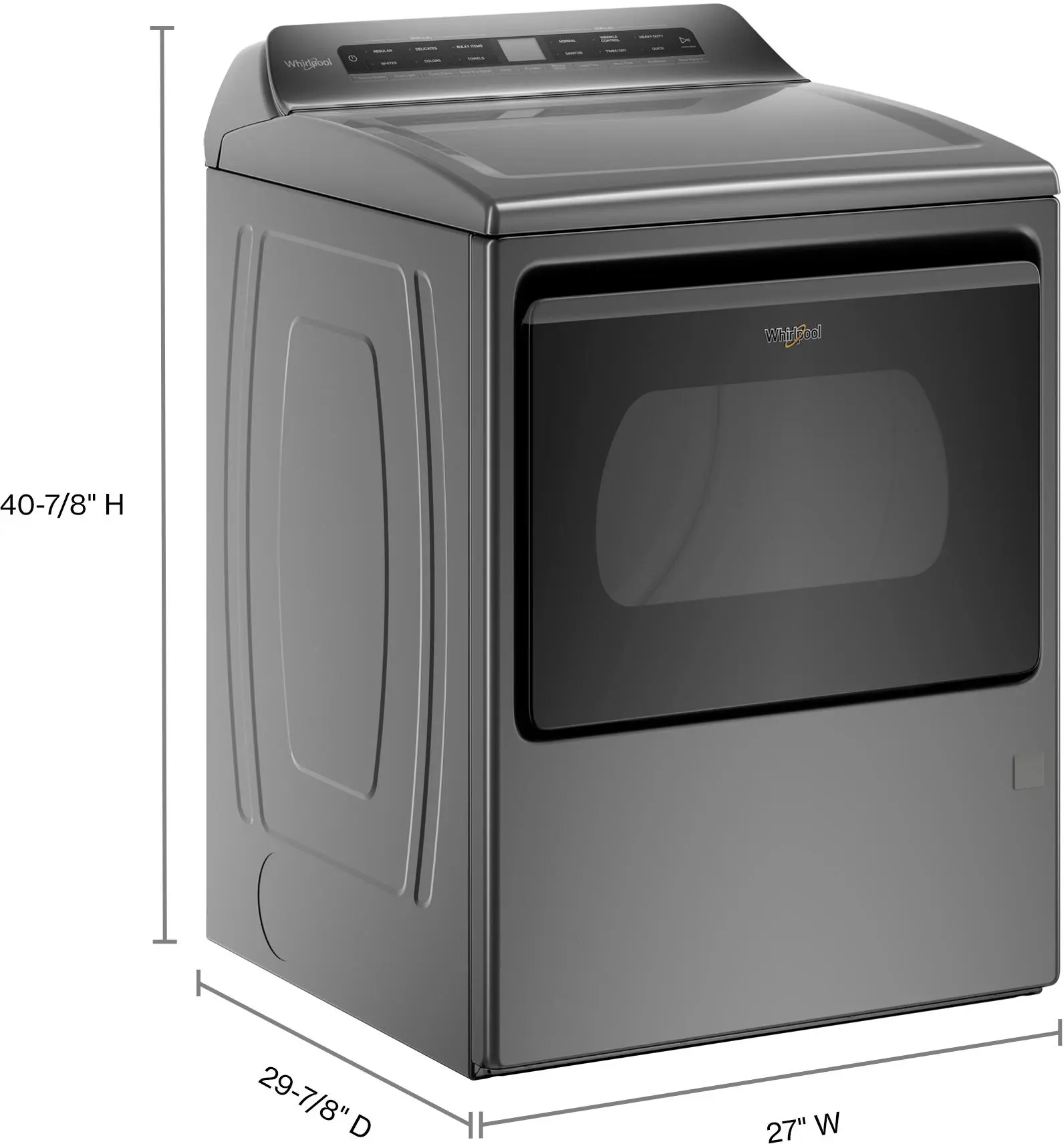 Whirlpool WGD6120HC Chrome Shadow