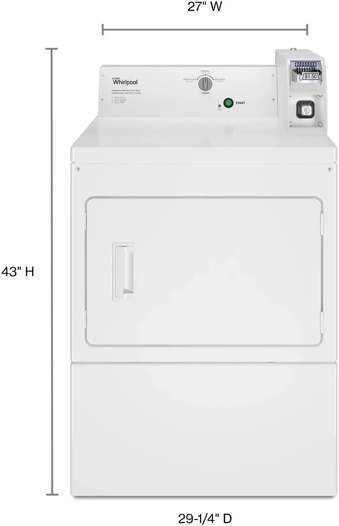 Whirlpool CEM2745FQ White