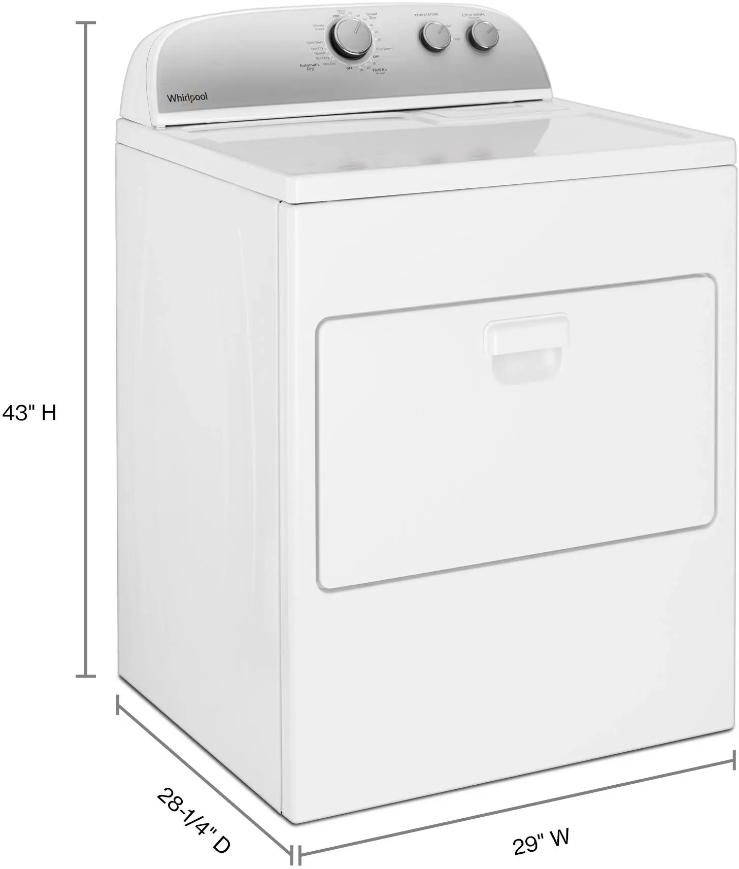 Whirlpool WED4950HW White