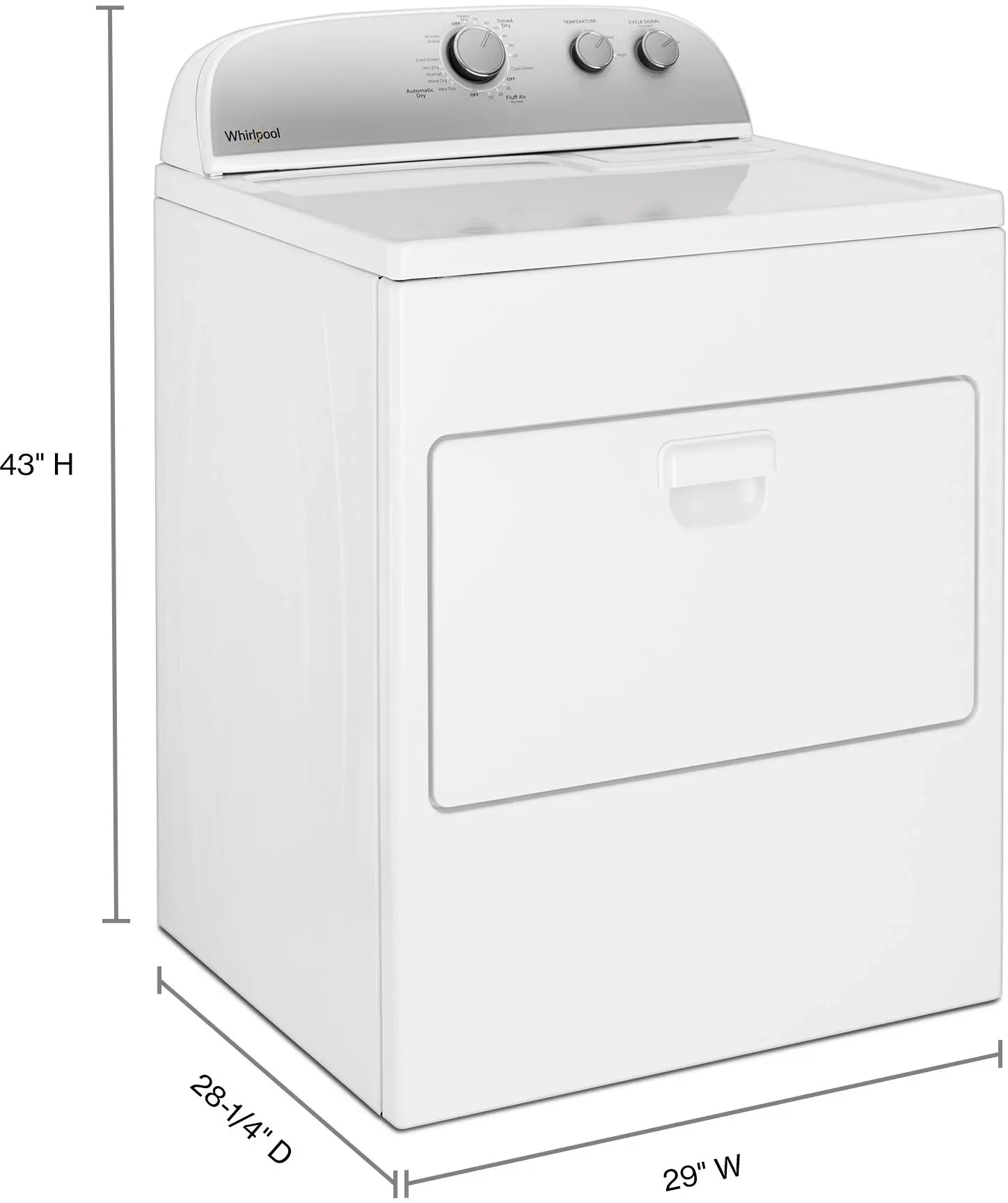Whirlpool WED4950HW White