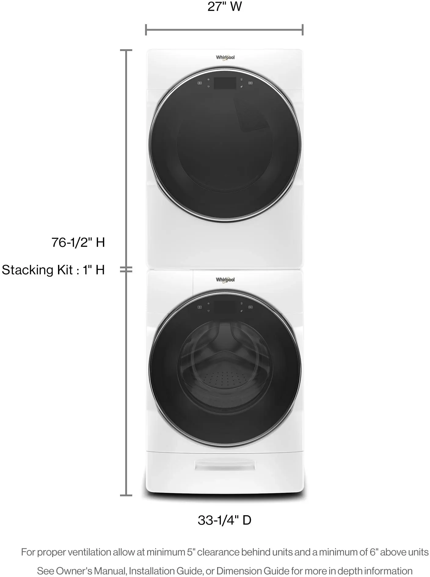Whirlpool WED9620HW White
