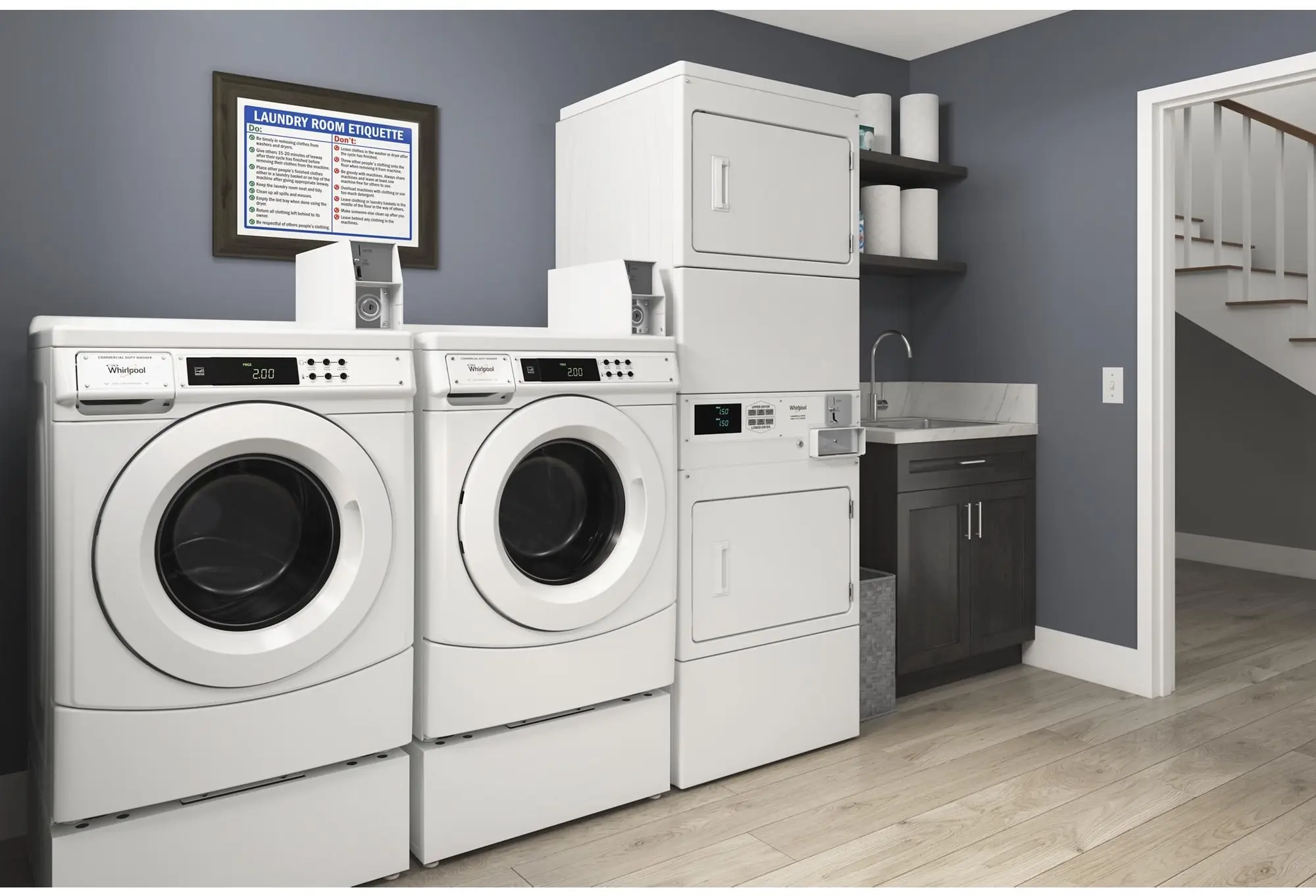Whirlpool CSP2941HQ White with Coin Box