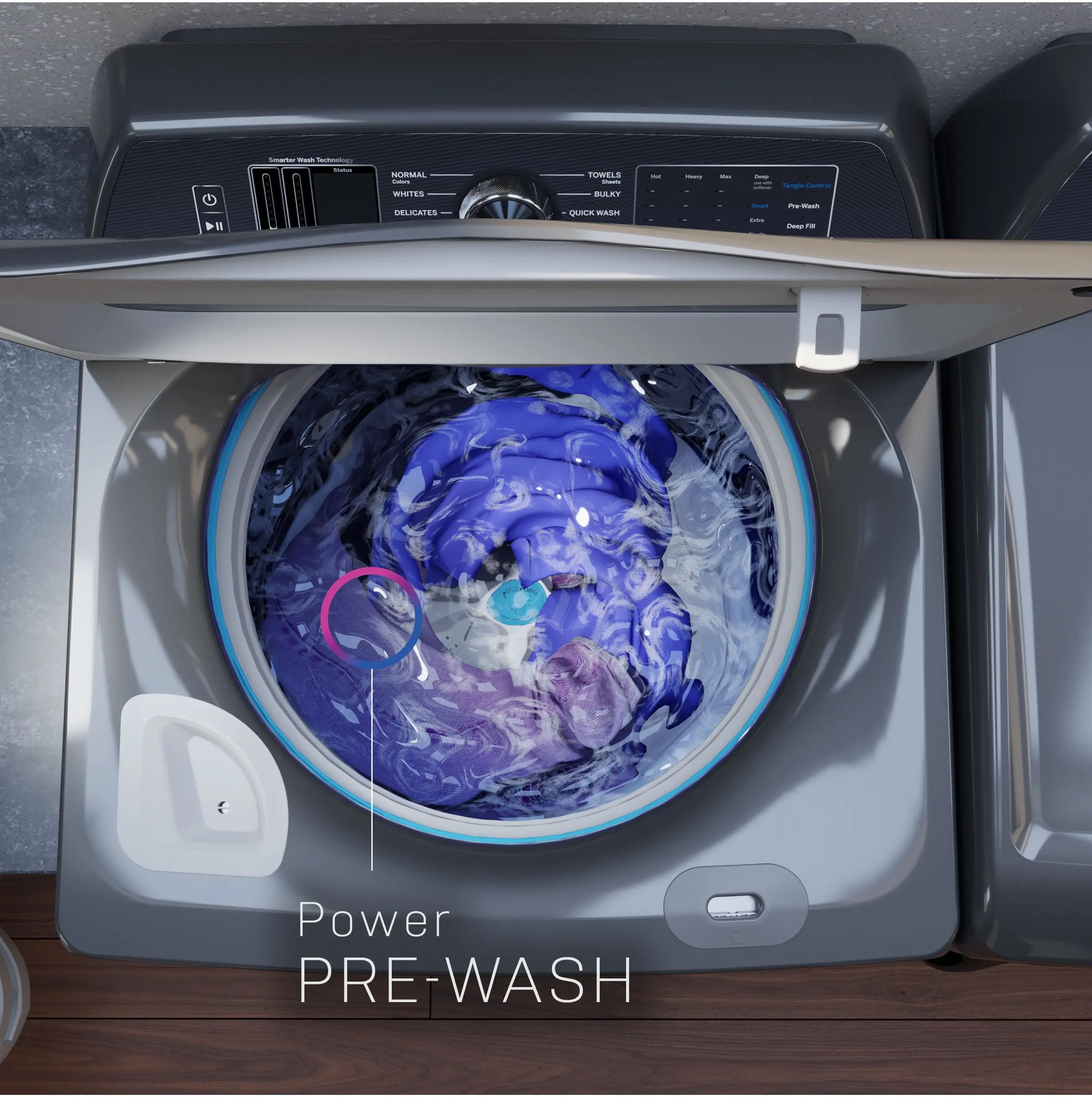 GE PTW900BPTRS Sapphire Blue