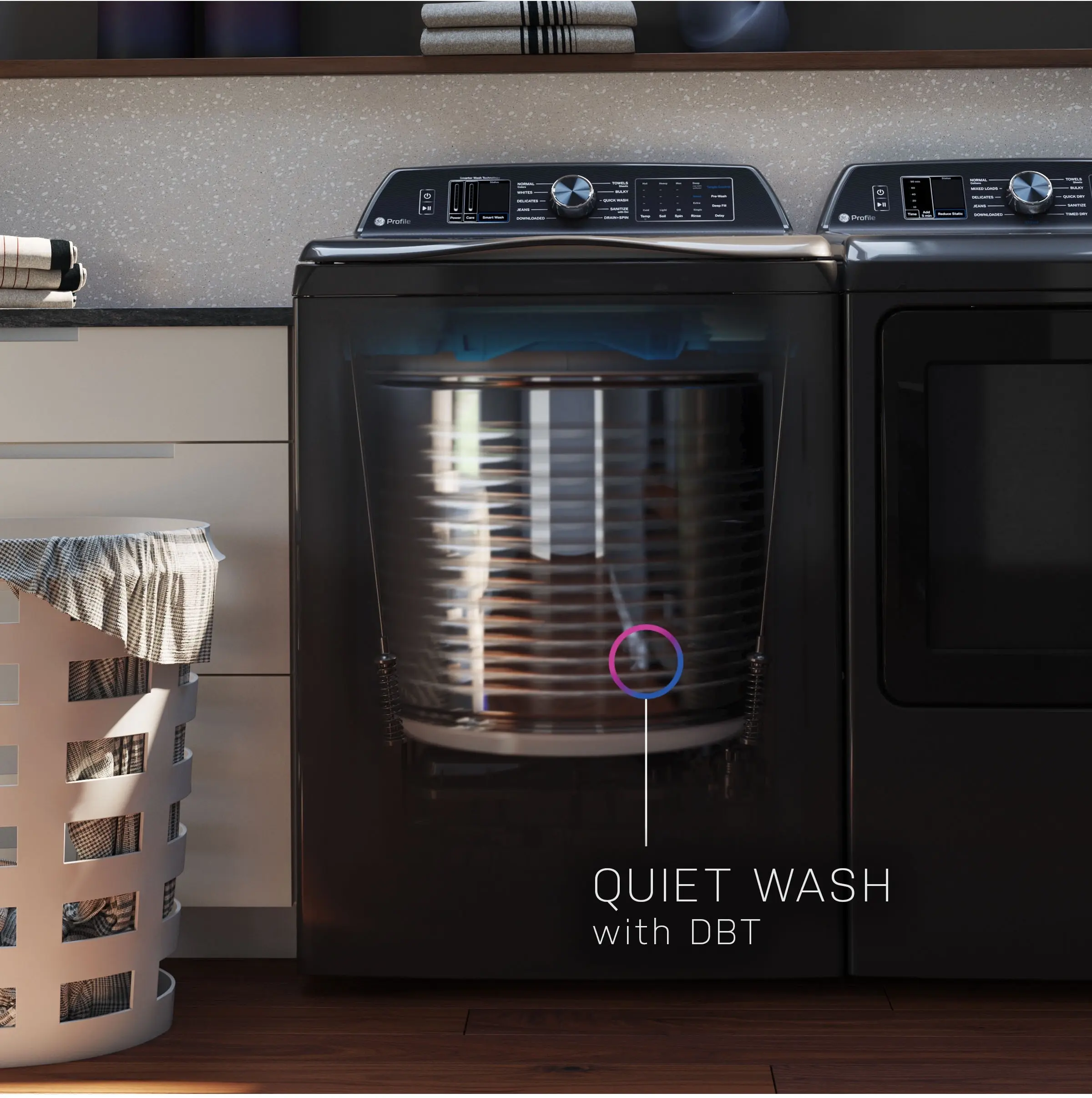 GE PTW900BPTRS Sapphire Blue