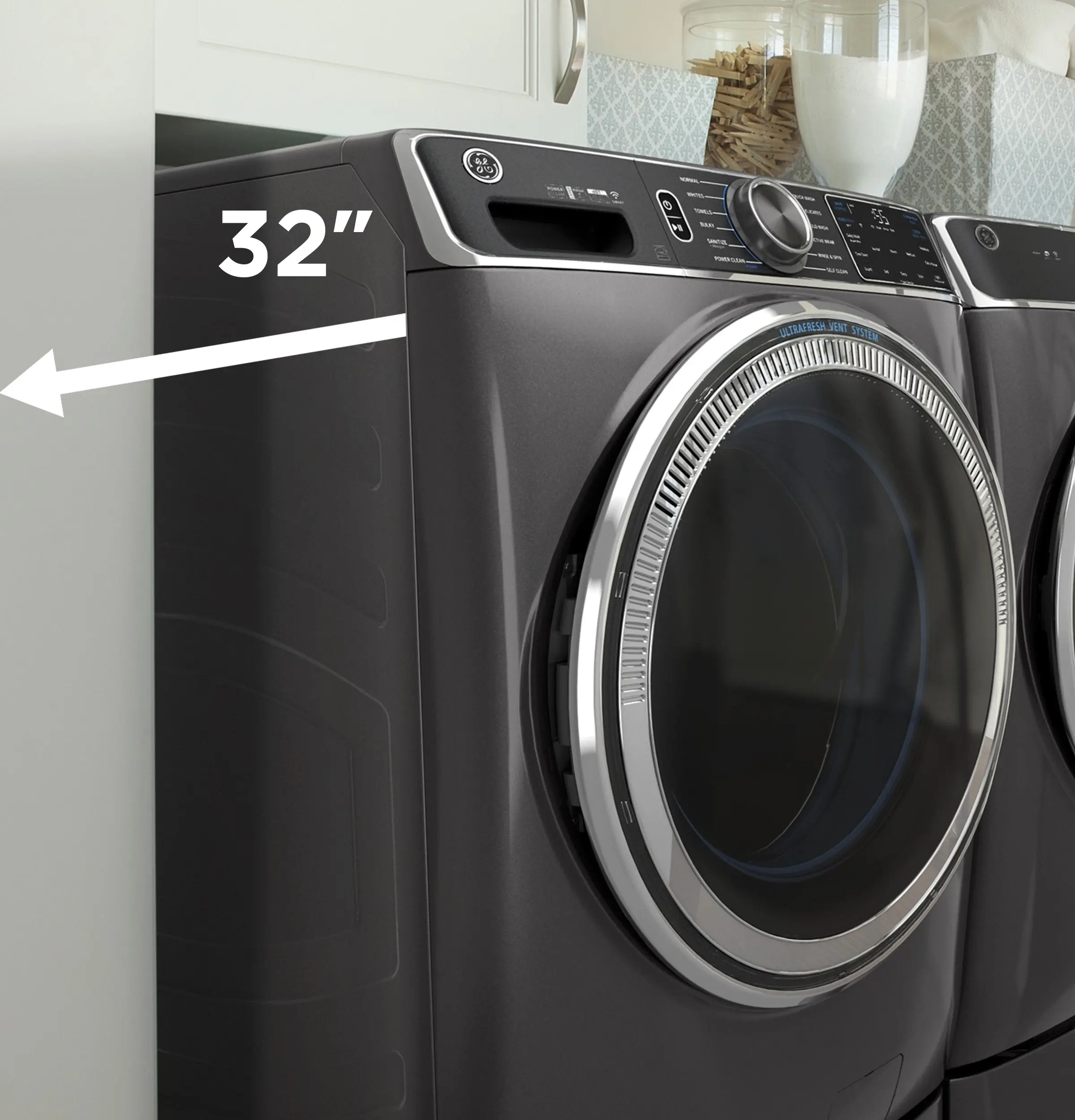 GE GFW550SPNDG Diamond Gray