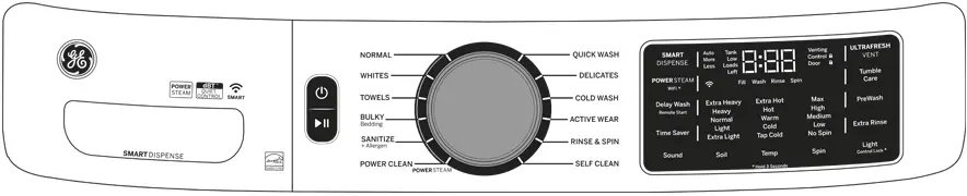 GE GFW650SSNWW White