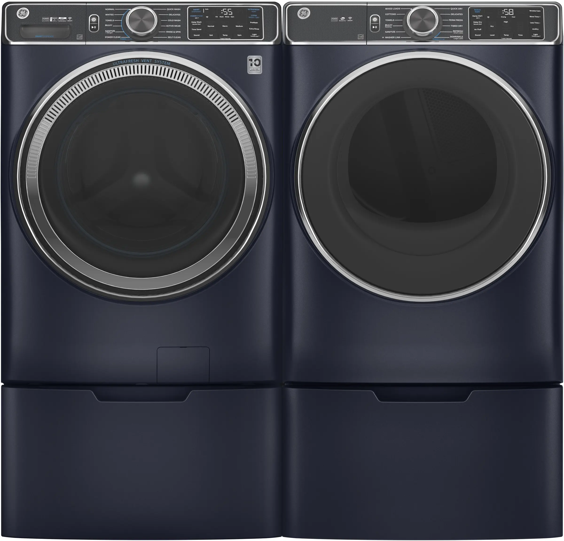 GE GFW850SPNRS Sapphire Blue
