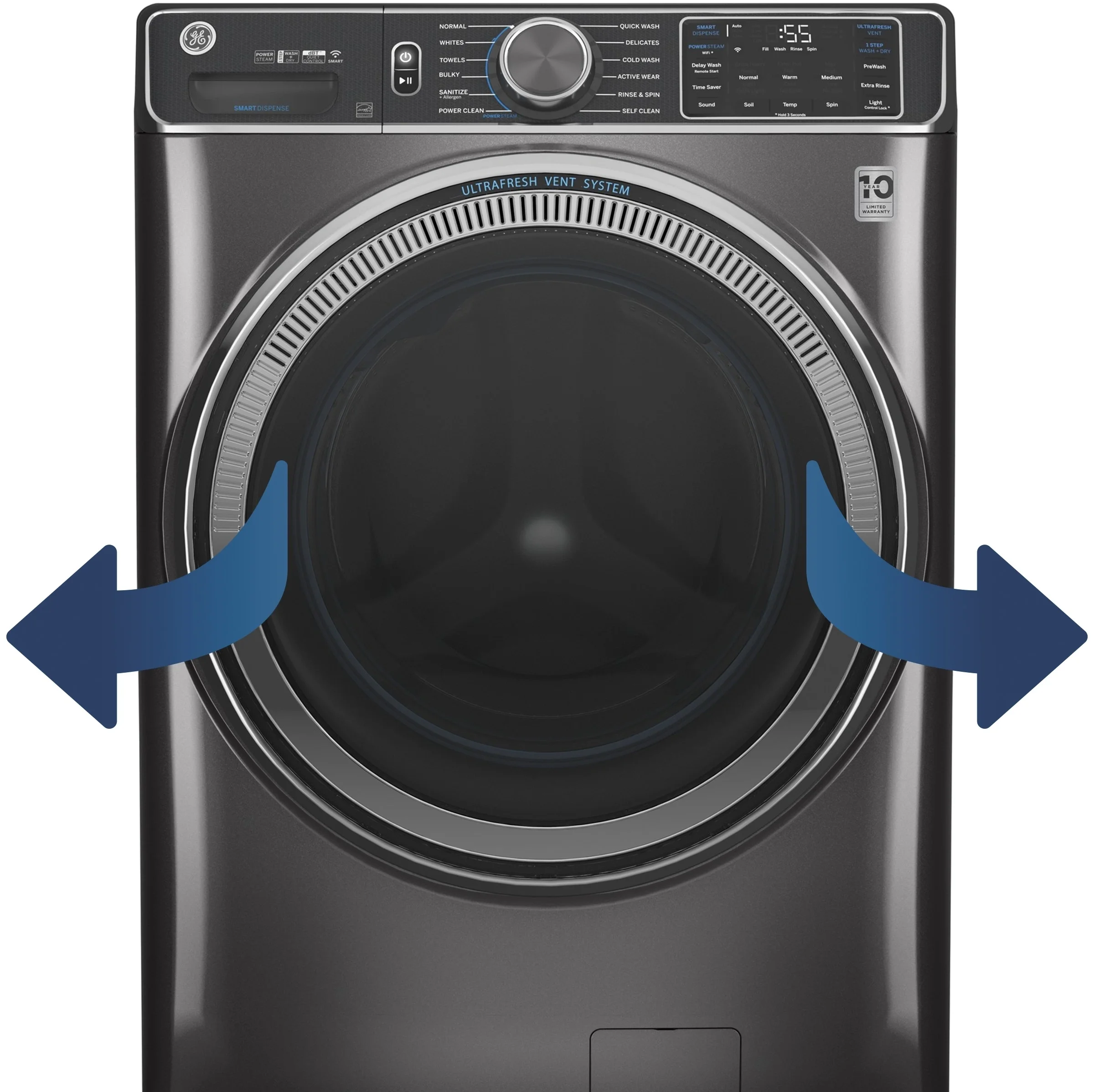 GE Smart Front Load Washer - Thumbnail 3