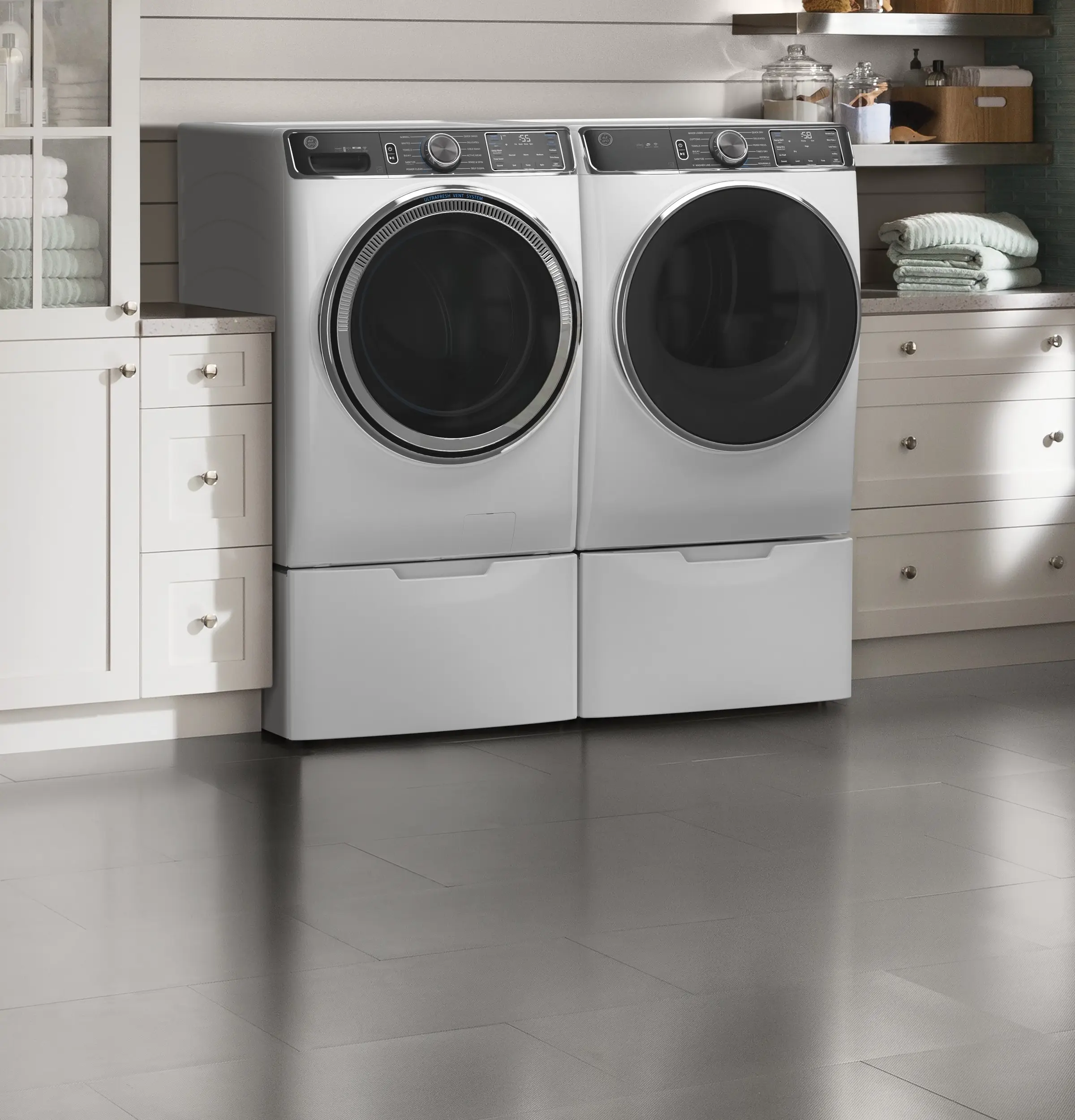 GE GFW850SSNWW White