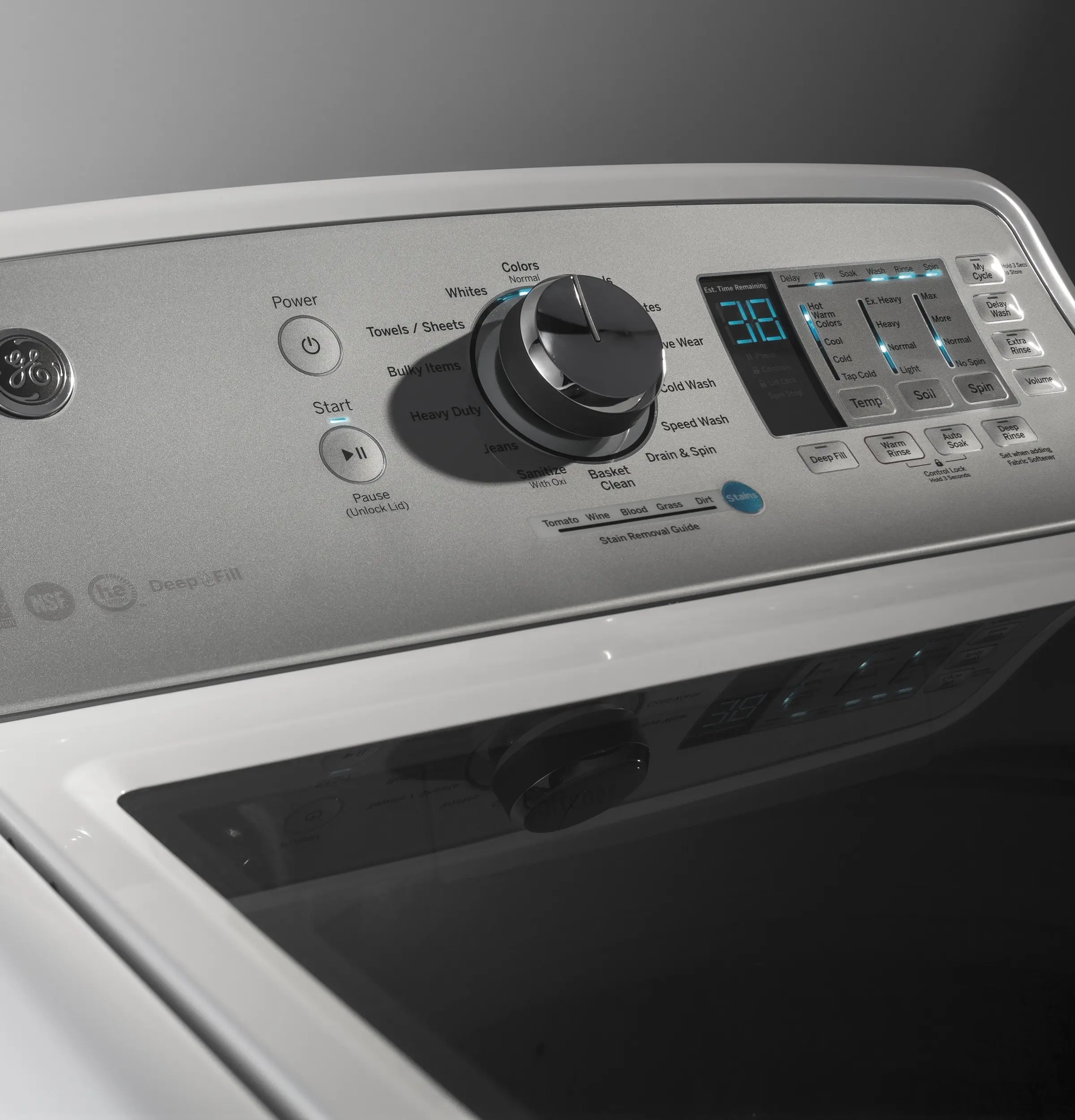 GE GTW685BSLWS White