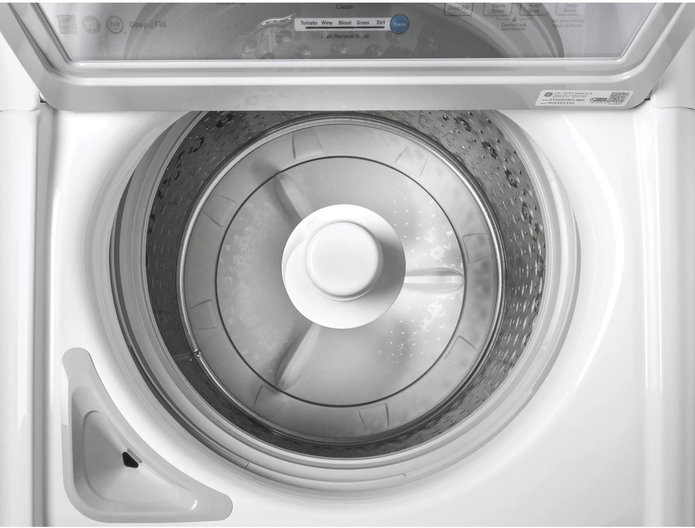 GE GTW685BSLWS White