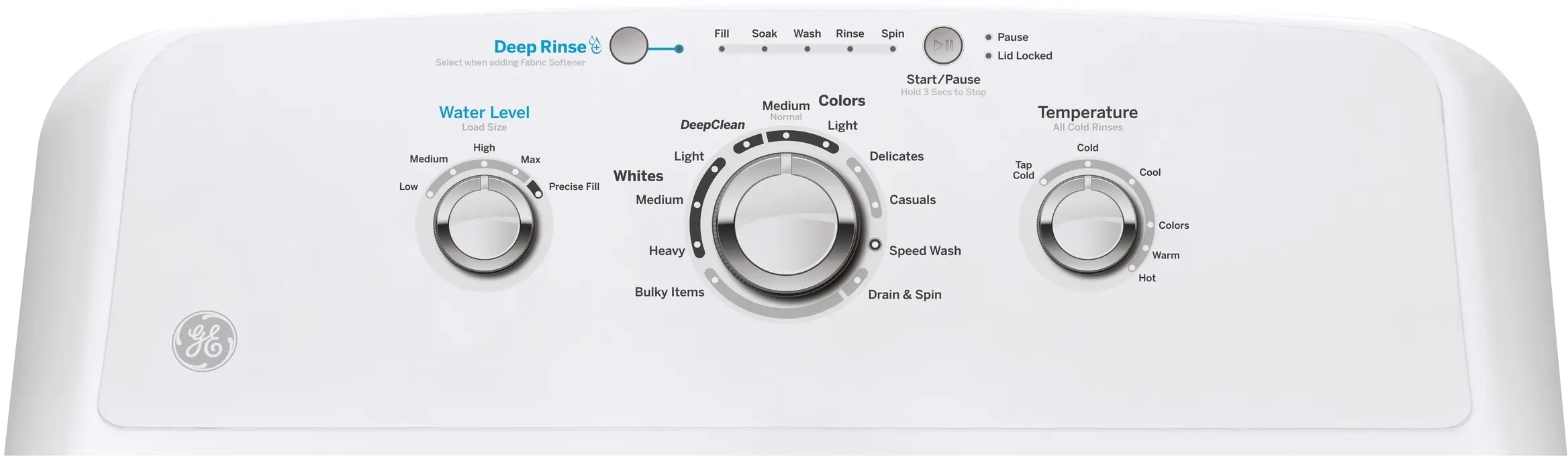GE GTW335ASNWW White