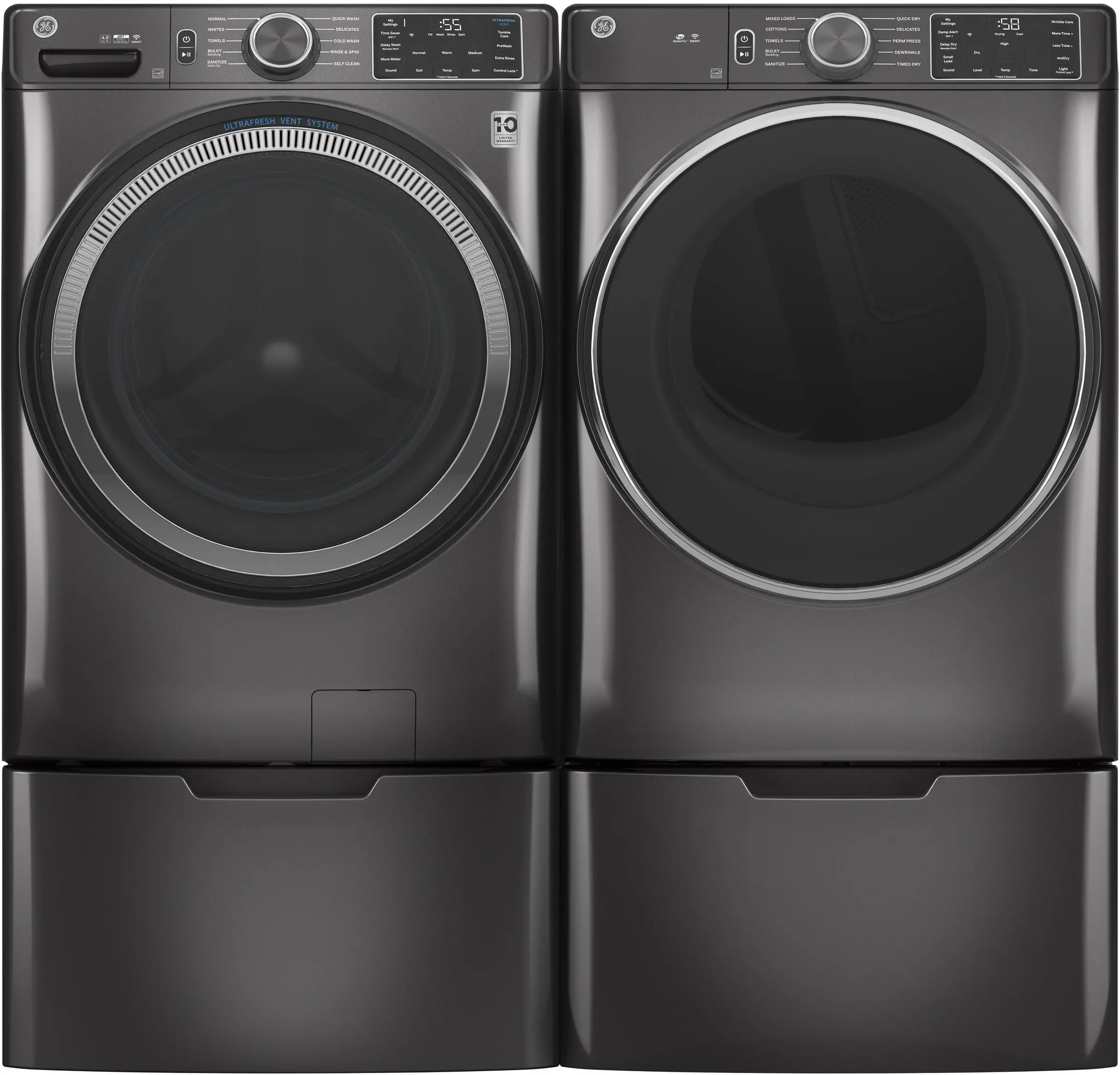 GE GFD55ESPNDG Diamond Gray
