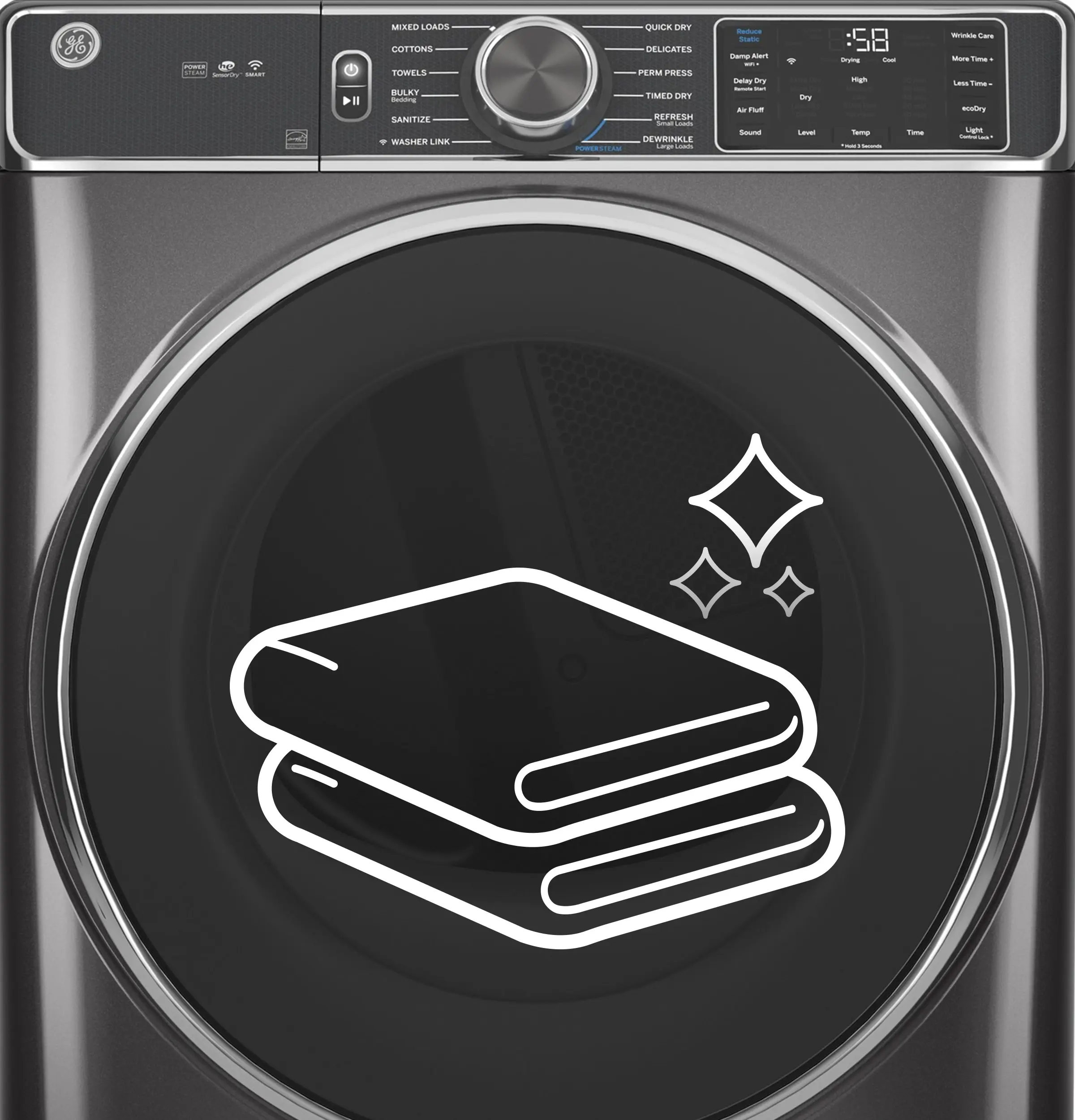 GE GFD55GSPNDG Diamond Gray