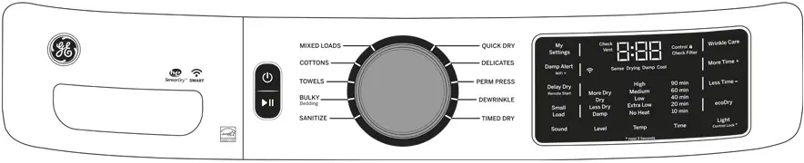 GE GFD55GSPNDG Diamond Gray