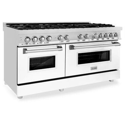 Zline RAWM60 Stainless Steel And White Matte Door