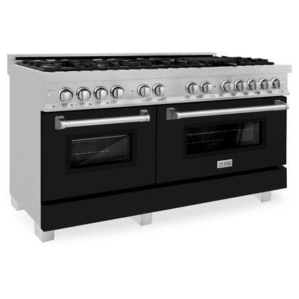 Fingerprint Resistant Stainless Steel And Black Matte Doors