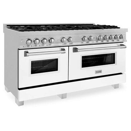 Zline RASWM60 Fingerprint Resistant Stainless Steel And White Ma...