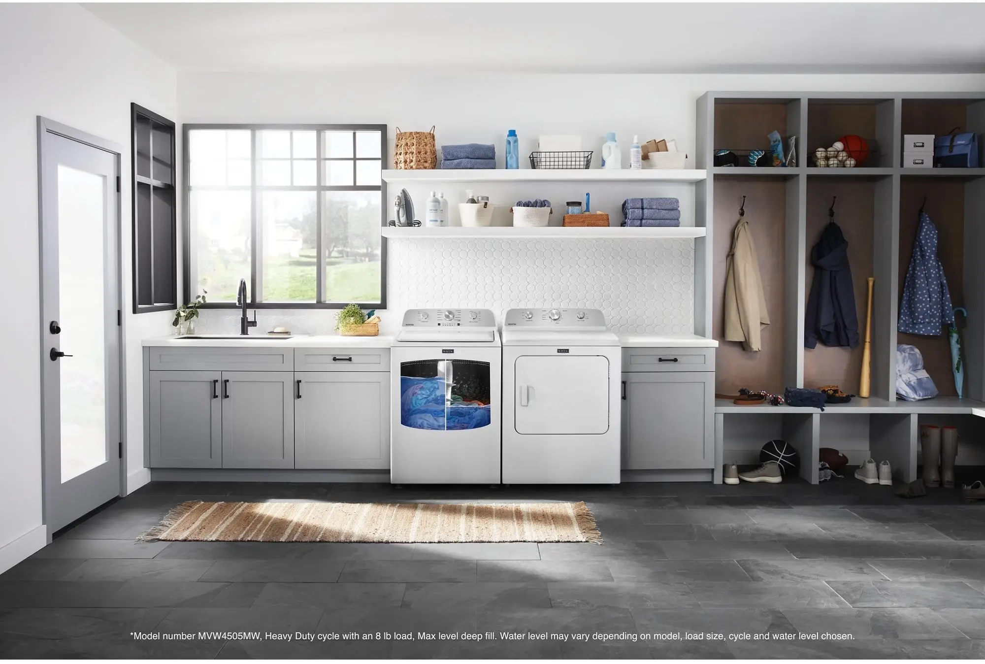 Maytag MVW4505MW 28 Inch Top Load Smart Washer White | Plesser's