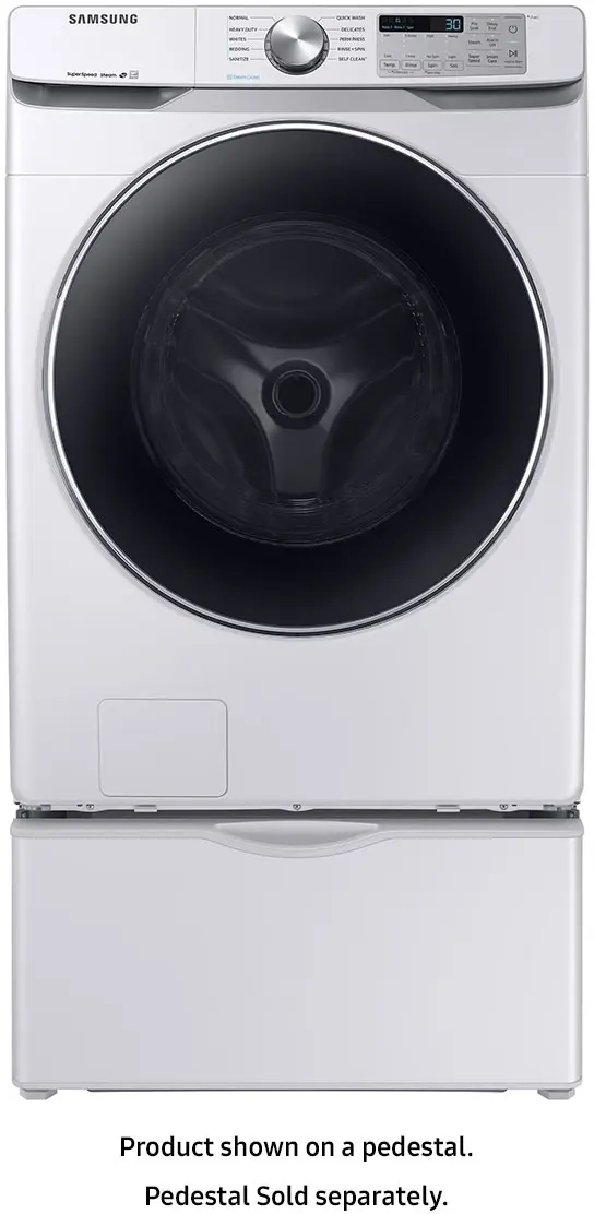 Samsung WF45R6100AV Fingerprint Resistant Black Stainless Steel