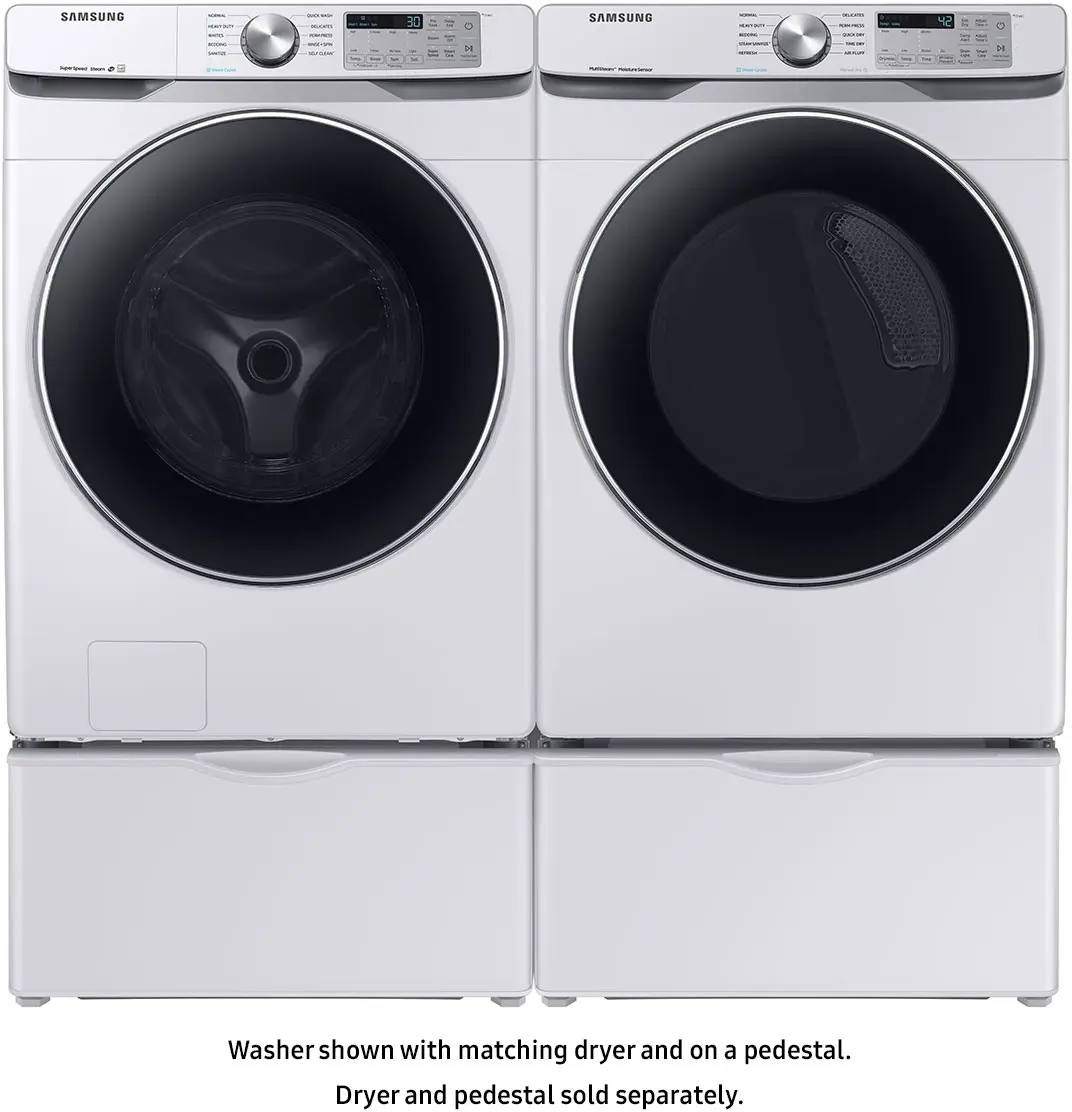 Samsung WF45R6100AV Fingerprint Resistant Black Stainless Steel