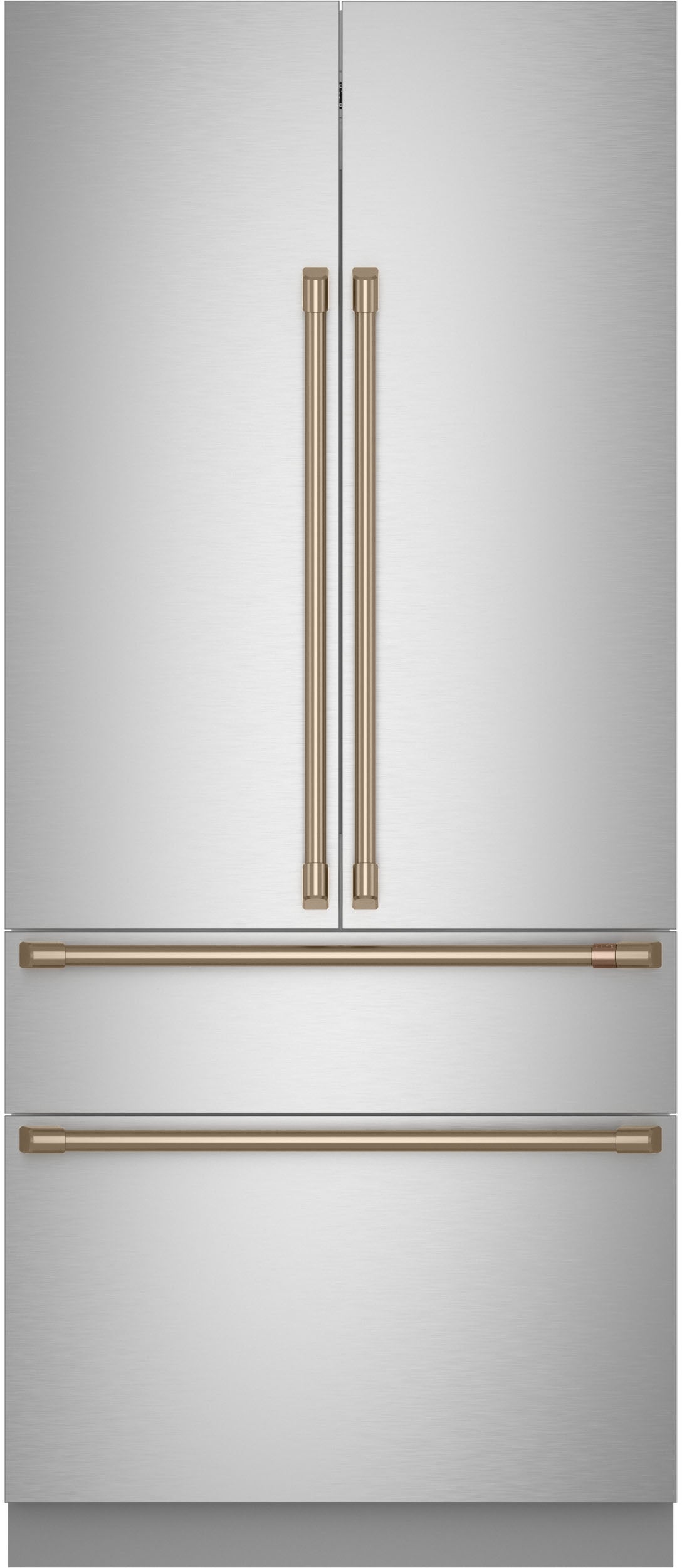 Cafe CIP36NK6ZII 36 Inch Built-In French Door Refrigerator: Panel